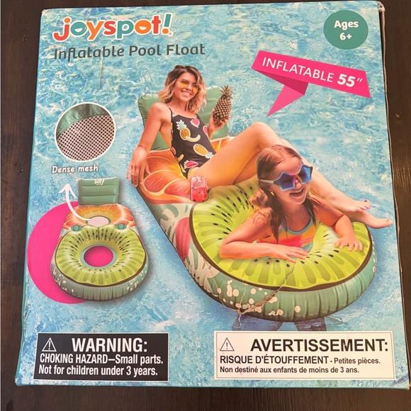 Inflatable Pool Float with Colorful Fruit Design - Picture 1 of 10